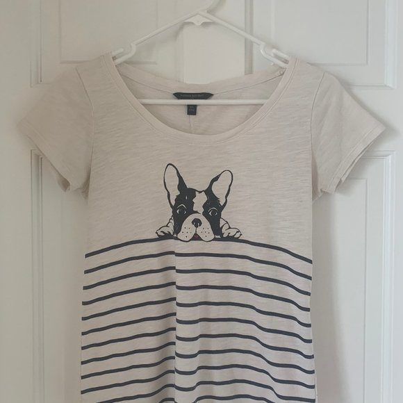Banana Republic Tops - French Bulldog Tee in XS